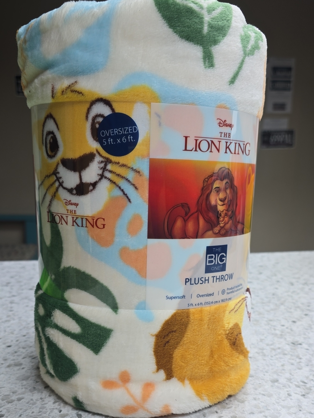 Disney Lion King Plush Throw Blanket